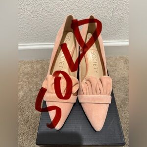 “New” Sole Society Pink Women's Heels size5.5-6 (S-Display)